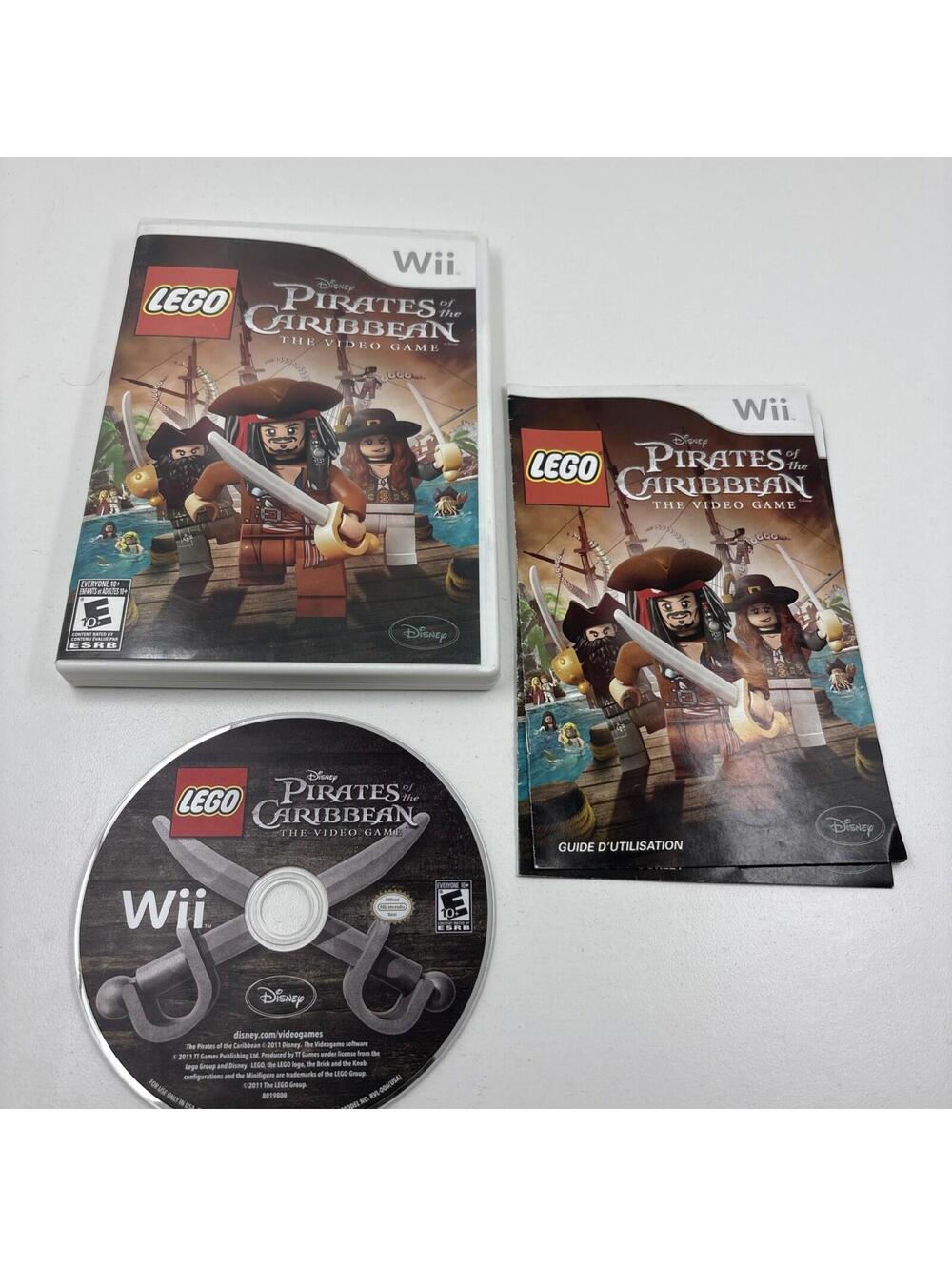 LEGO Pirates of the Caribbean (Nintendo Wii) Complete CIB W/Manual